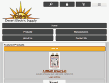 Tablet Screenshot of desertelectric.com